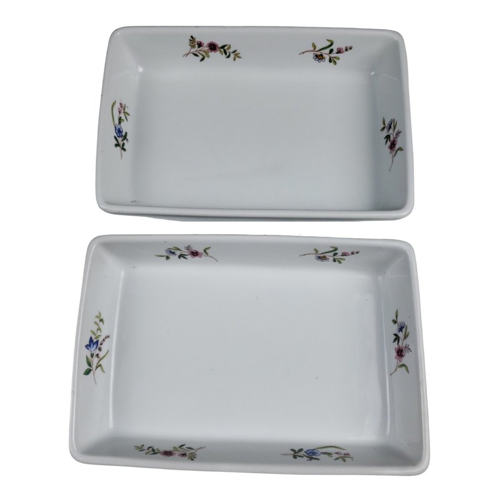 BIA Cordon Bleu 2 Rectangle Personal Baking Dishes Versailles Margot Frieda